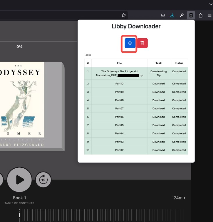 Écouter des livres audio Libby hors ligne