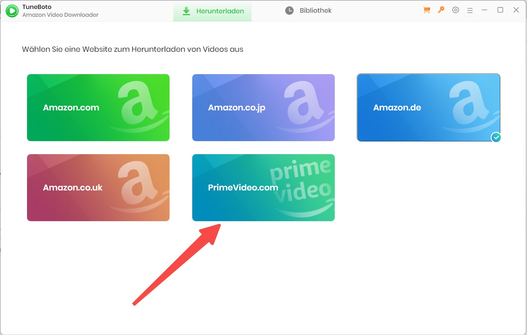 Anleitung zum Amazon Videos Download mit TuneBoto Amazon Video Downloader