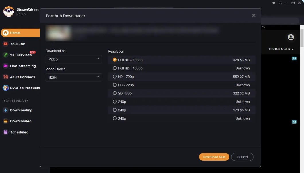 how to download pornhub 4k video