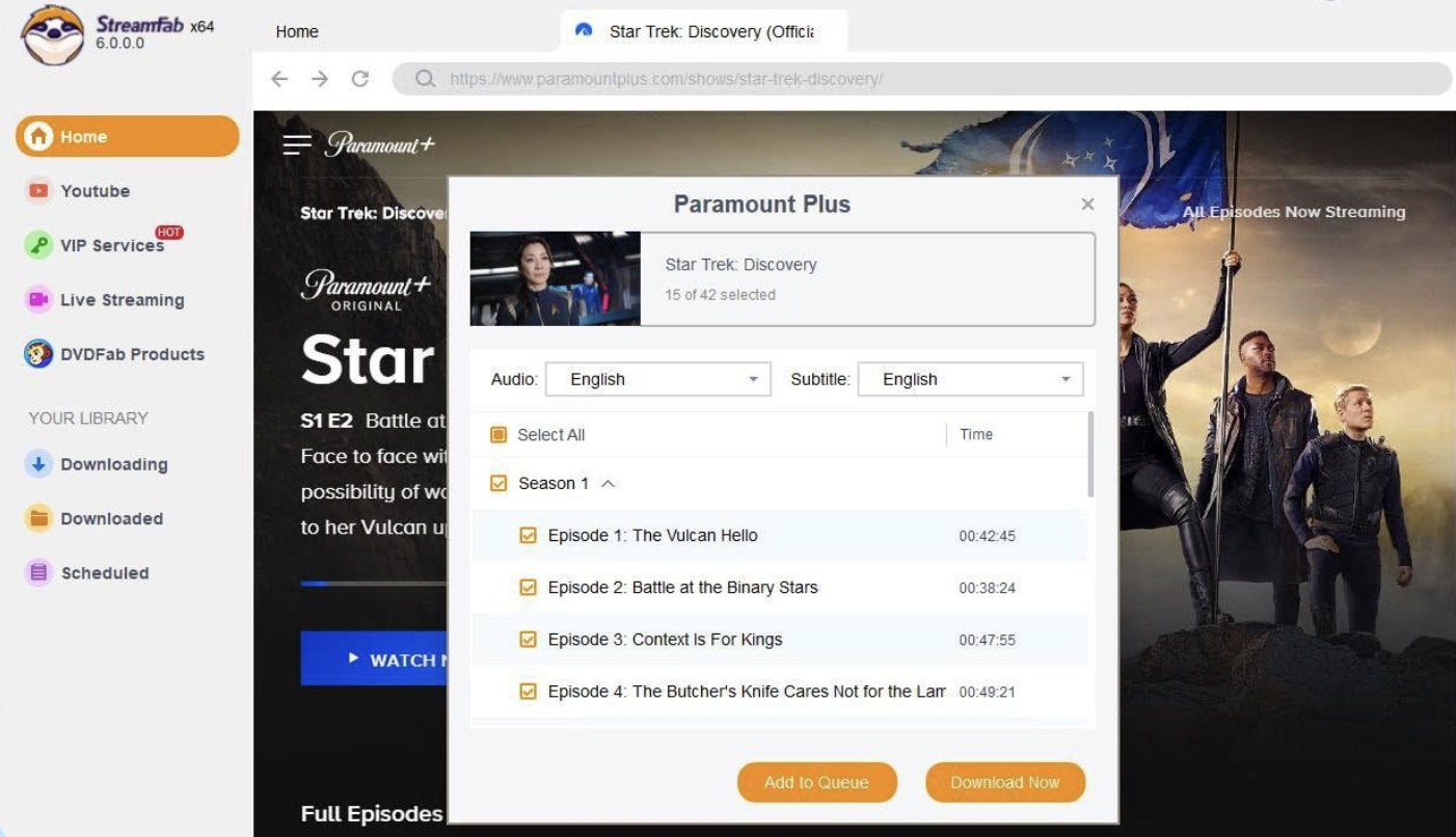 Comment télécharger des vidéos de Paramount Plus : étapes pour utiliser StreamFab.