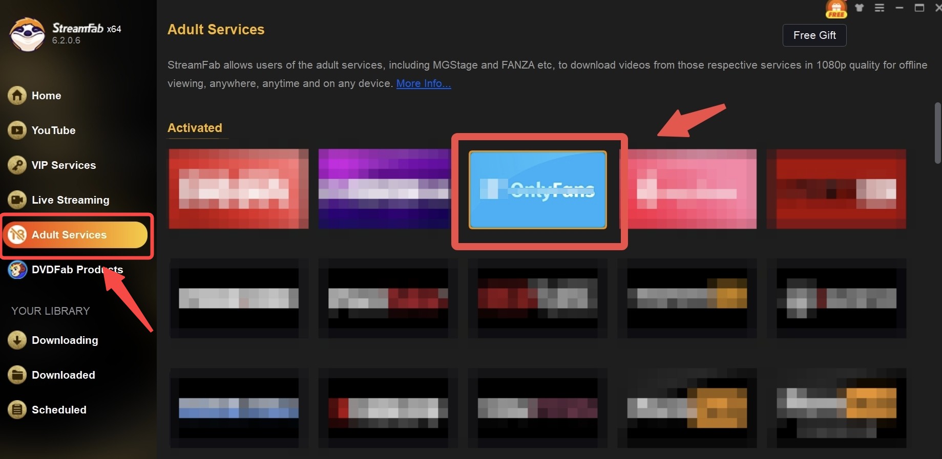 best bulk onlyfans downloader: streamfab step 1