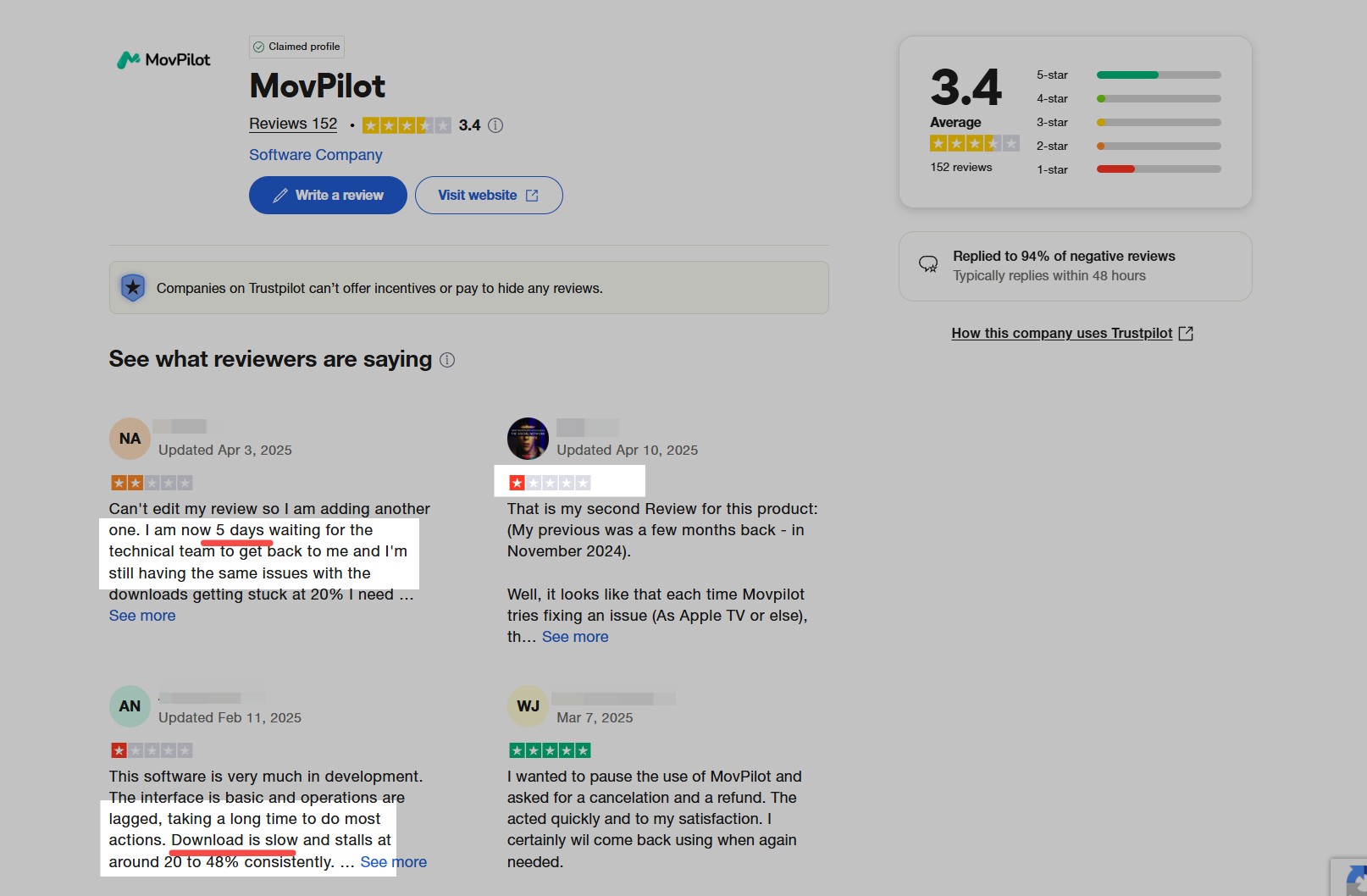 movpilot review: customer ratings