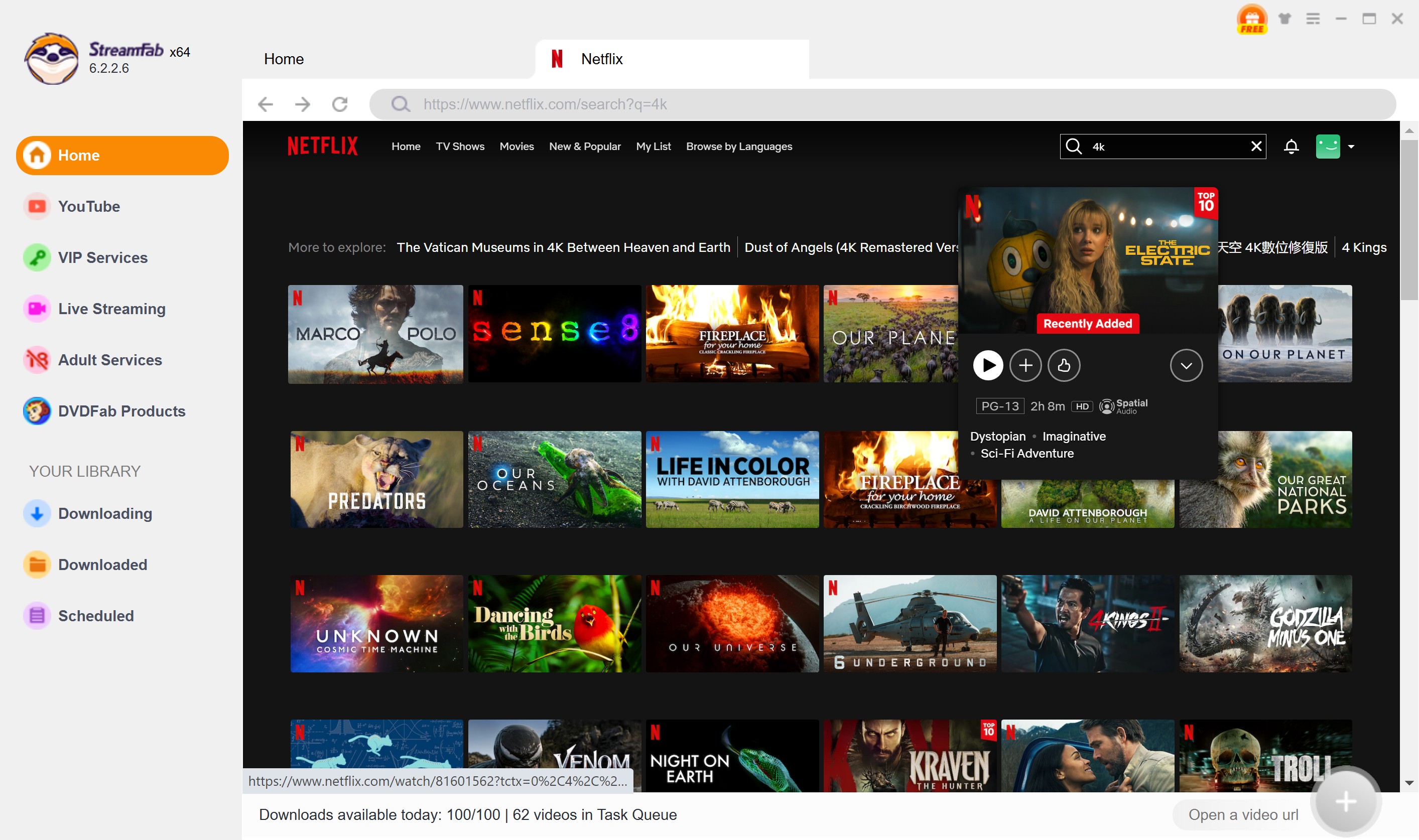 how to watch Netflix movies offline in best quality with StreamFab