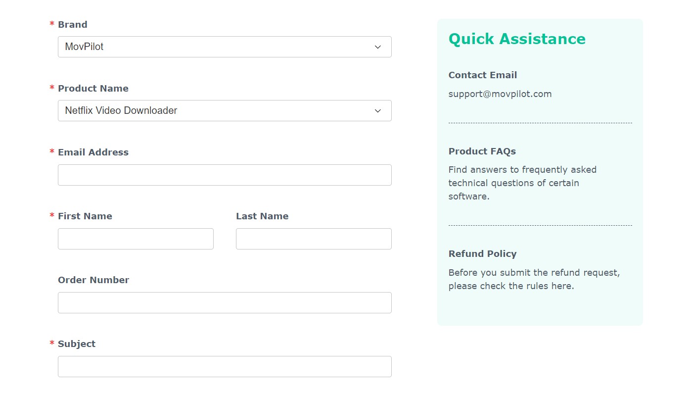 how to cancel movpilot subscription