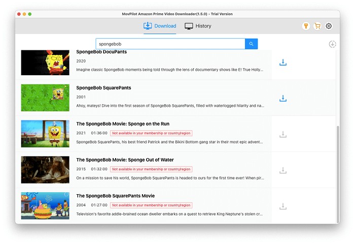 MovPilot Amazon Prime Video Downloader　使い方
