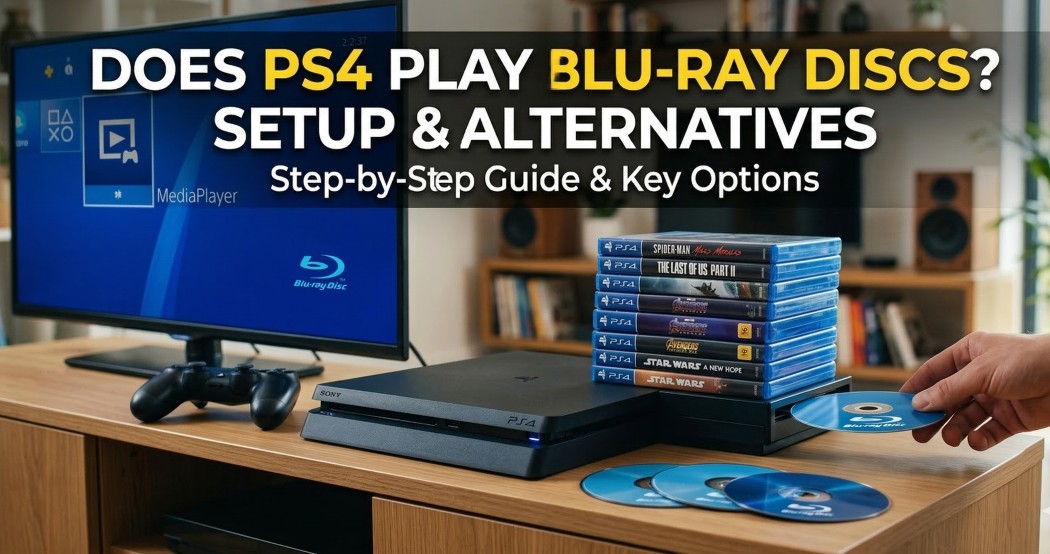 Does PS4 Play Blu-ray Discs: Setup and Alternatives