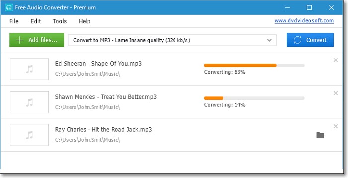wmv to mp3:6. Free Audio Converter