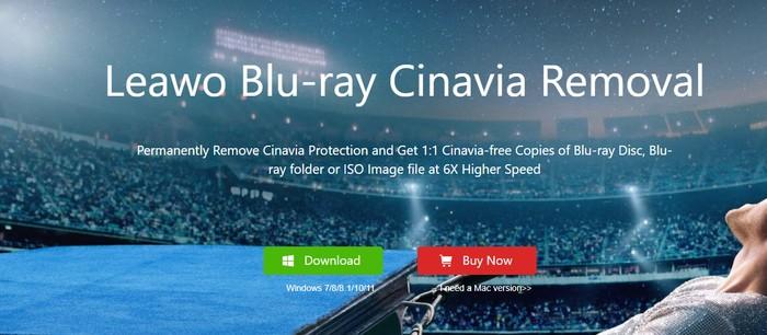 Suppression de Cinavia : Leawo Blu-ray Cinavia Removal