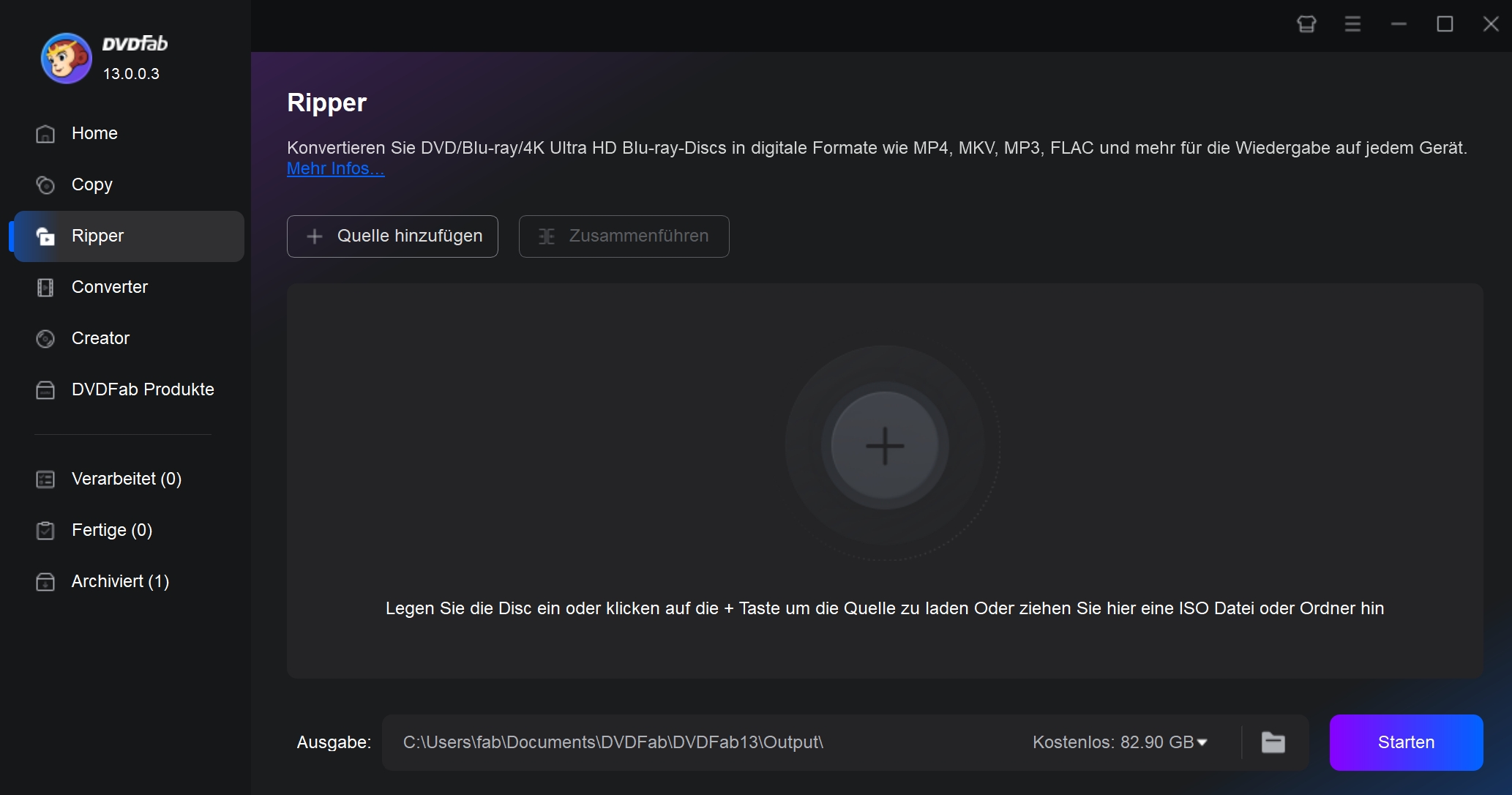 DVD auf Festplatte kopieren mit DVDFab
