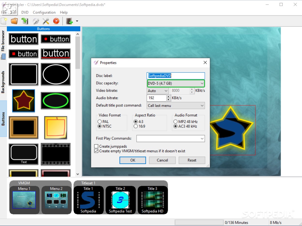Kostenlose DVD Authoring Software - DVD Styler
