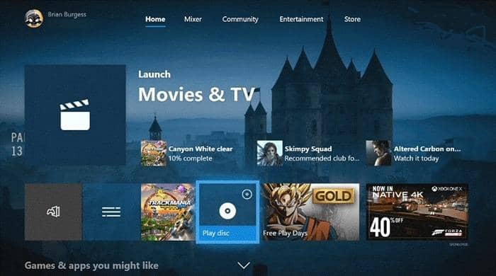 xbox blu ray