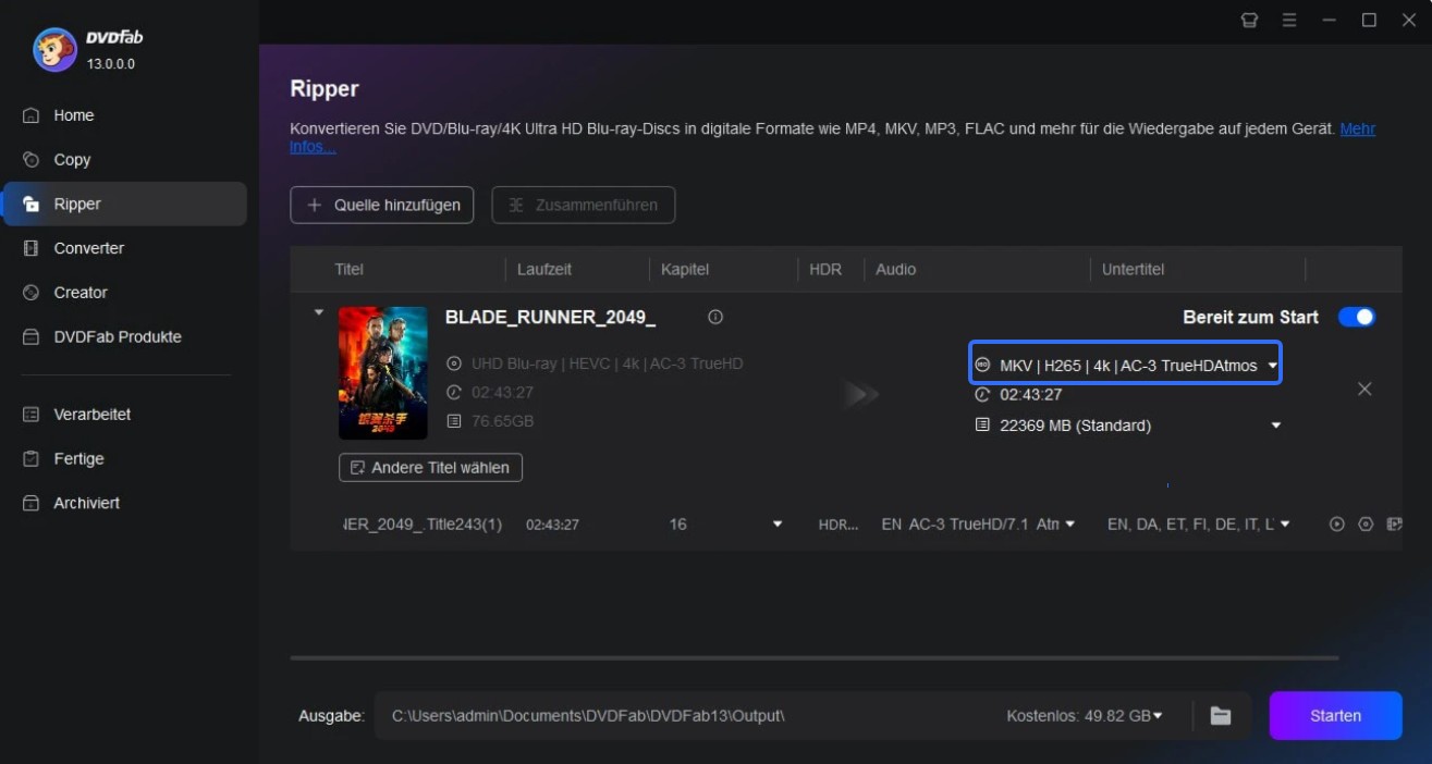 DVDFab UHD Ripper