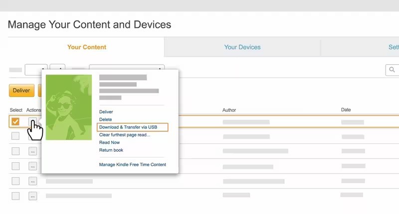 Utiliser Calibre pour convertir Kindle en PDF