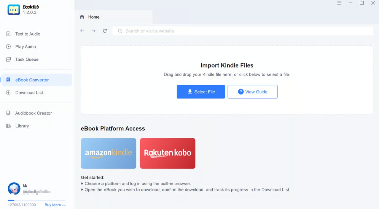 How to Remove DRM from Kindle Books with BookFab Kindle Converter?