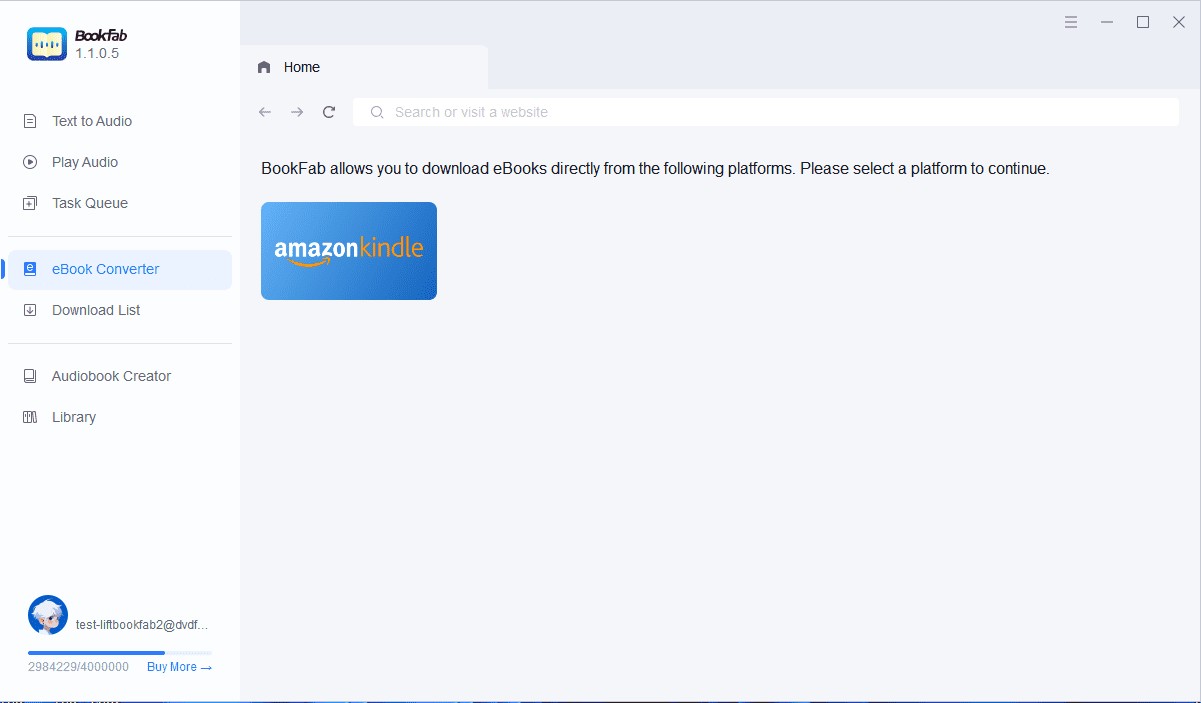 Comment supprimer les DRM des livres Kindle avec BookFab Kindle Converter ?