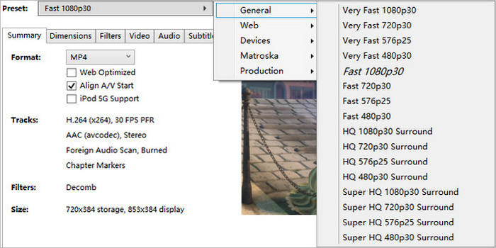 How to rip dvd on windows with HandBrake