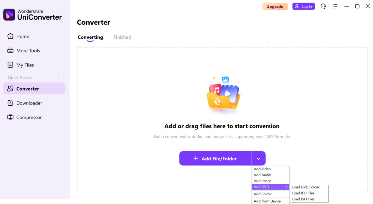 How to Convert DVD to MP4 via Wondershare UniConverter