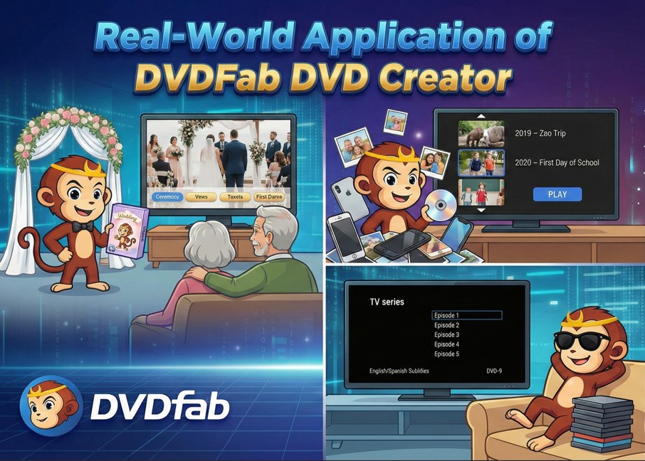 Real-World Application of DVDFab DVD Creator