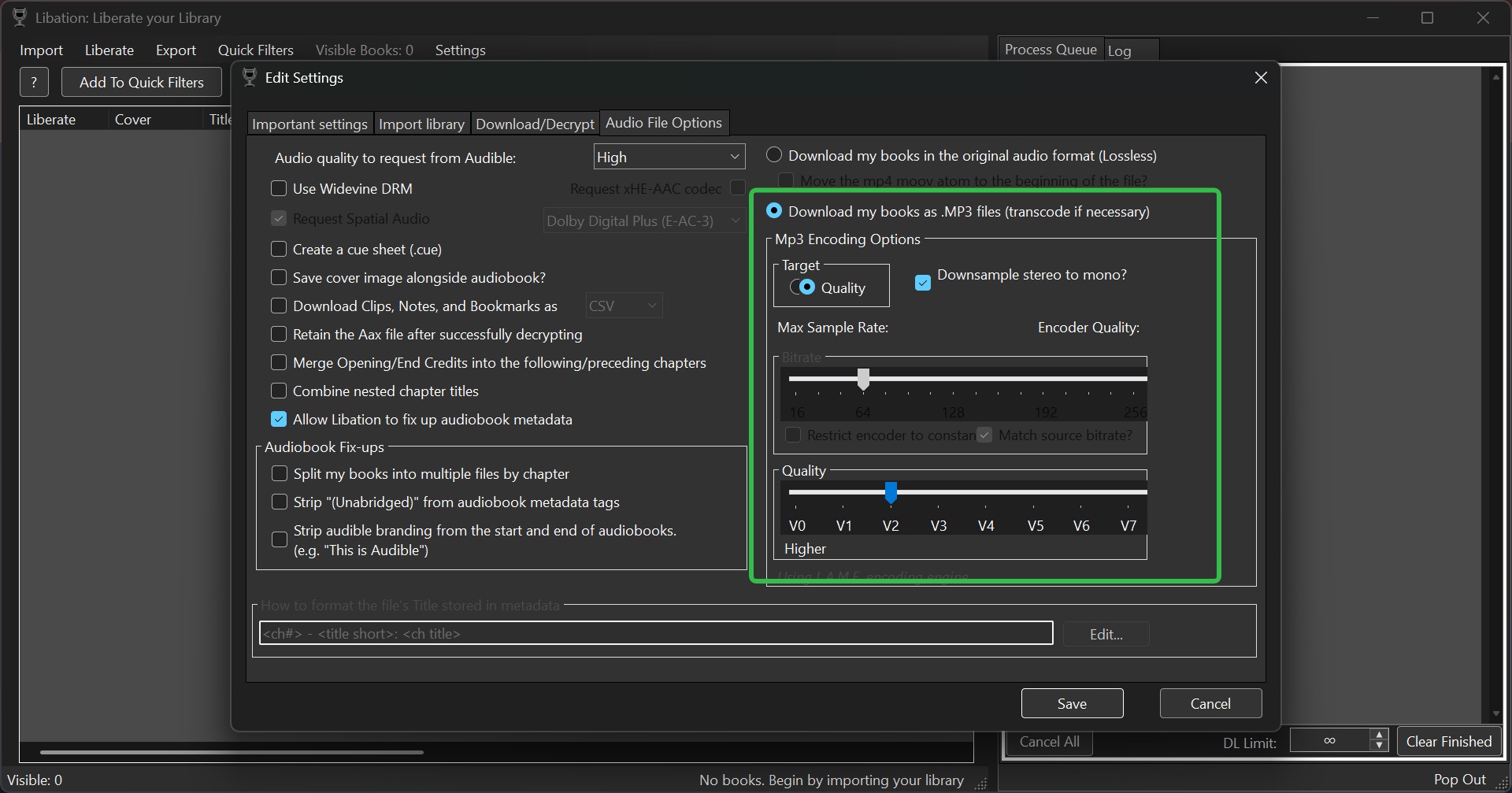 free Audible converter: Libation