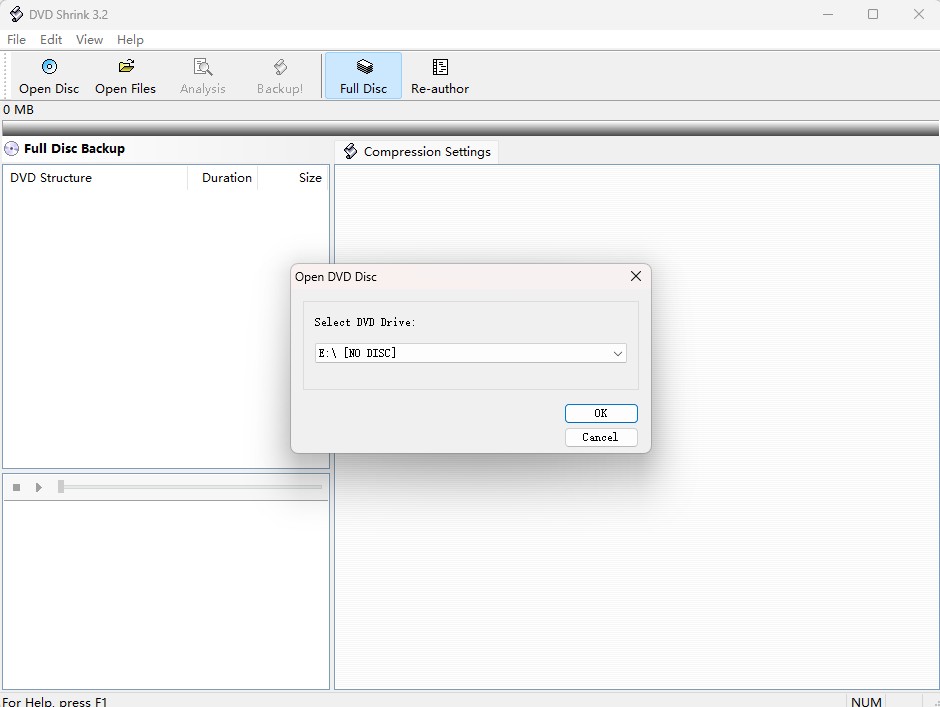 Copy and Compress DVD with DVD Shrink