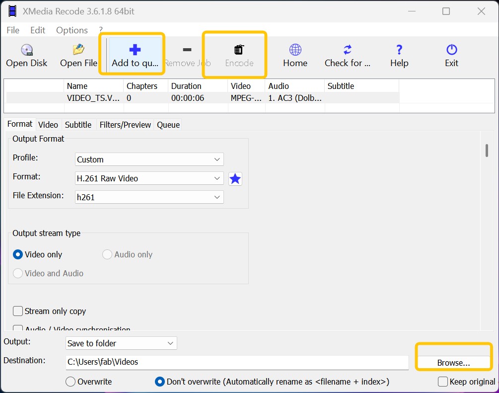 How to convert ISO to AVI using XMedia Recode?