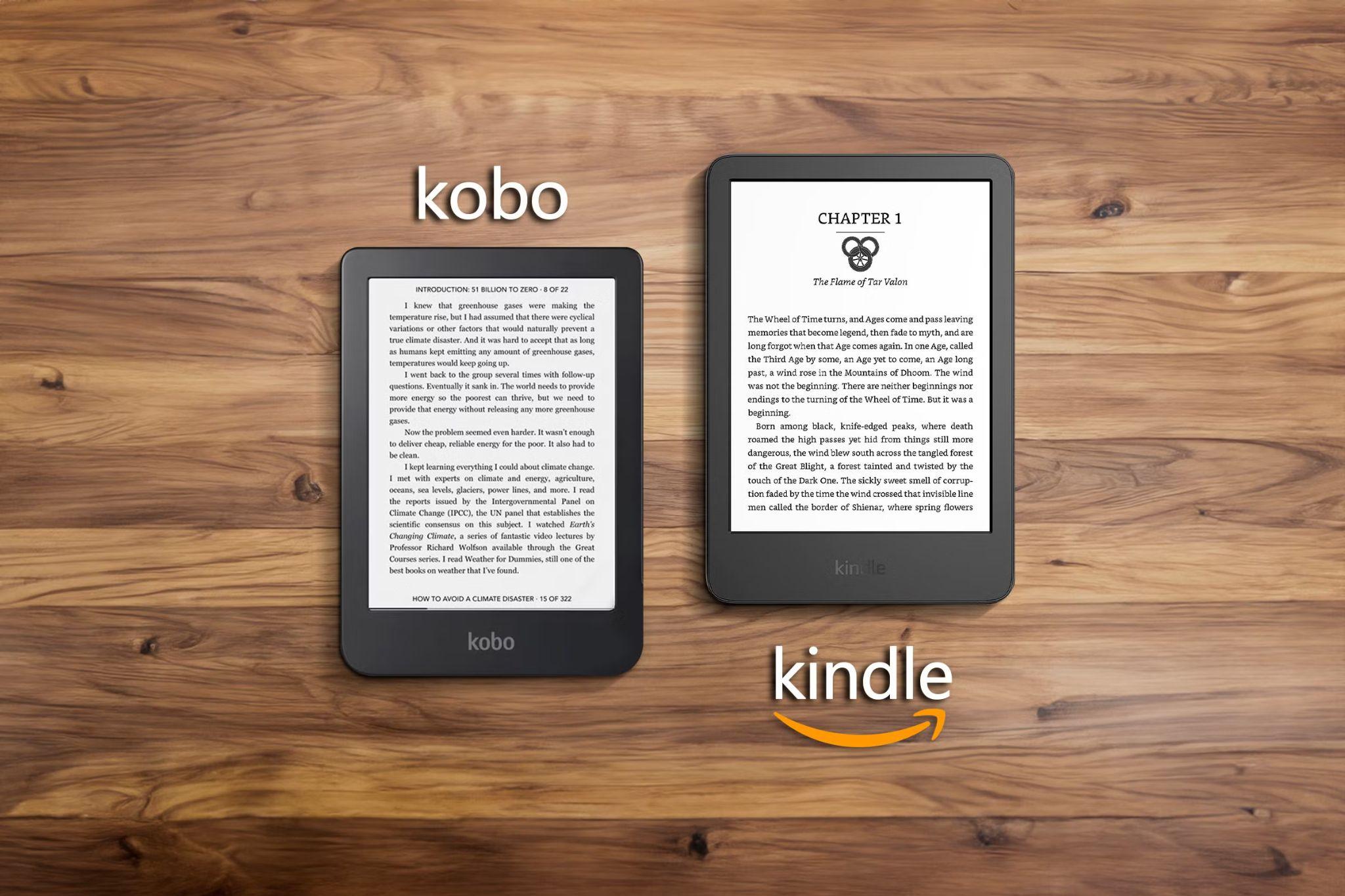 kindle vs kobo