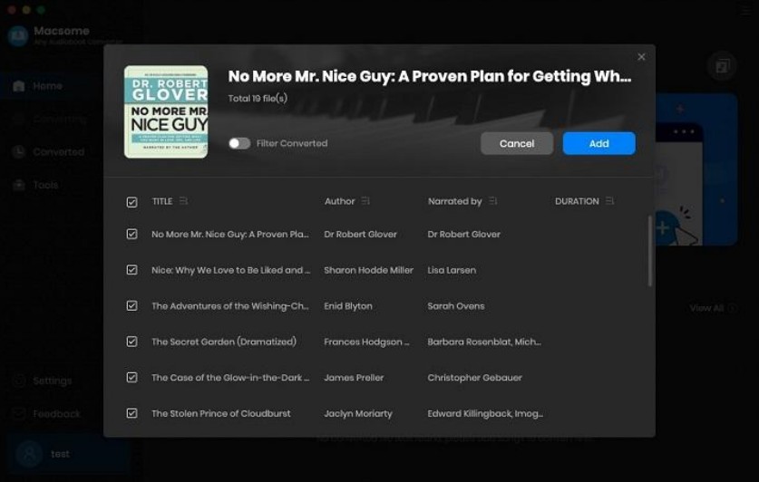 remove DRM from audible books