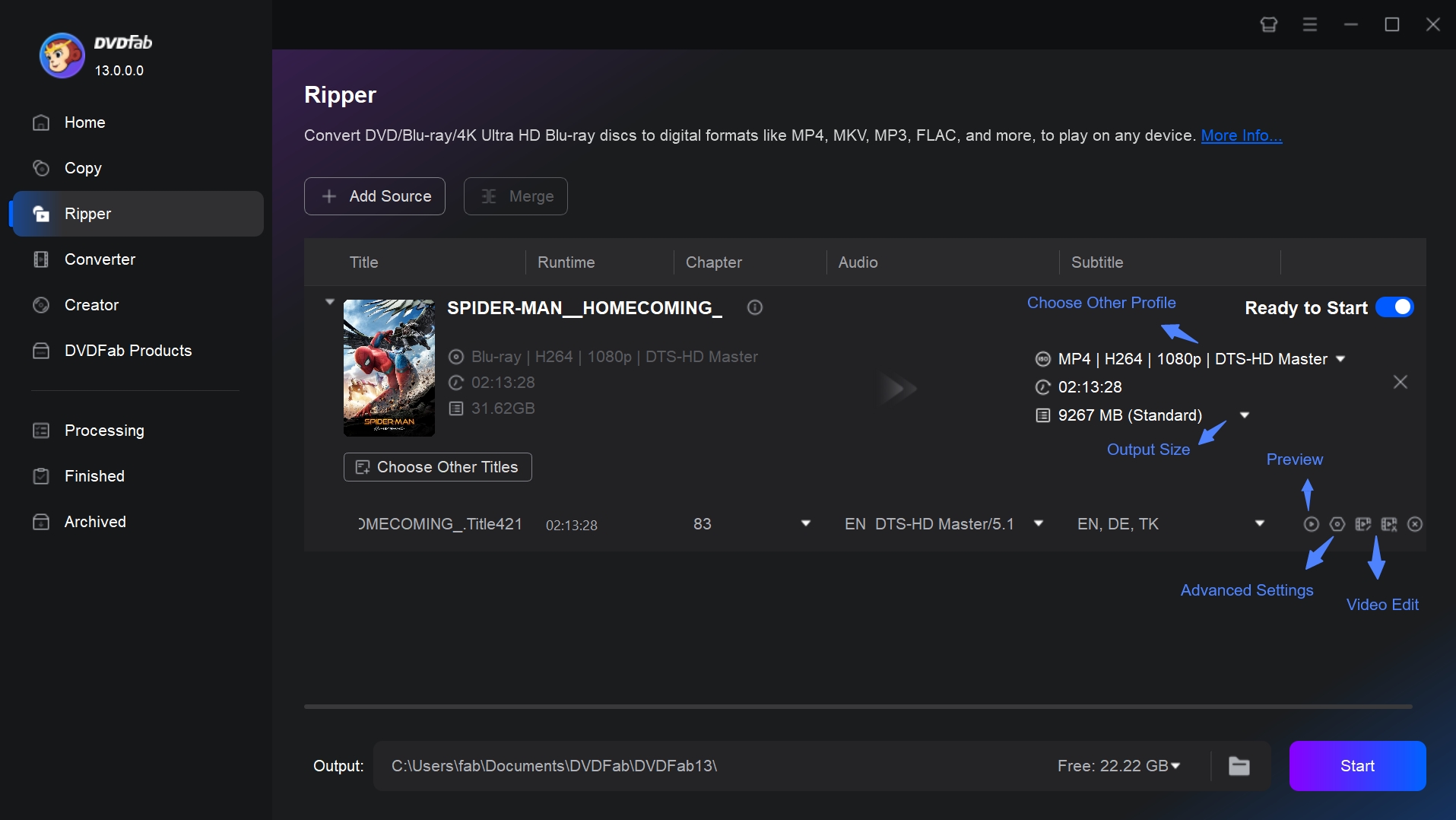 How to Rip Blu-ray For Plex Using DVDFab Blu-ray Ripper
