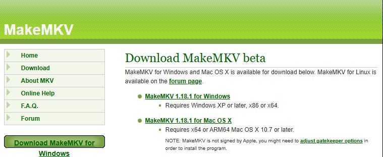 MakeMKV