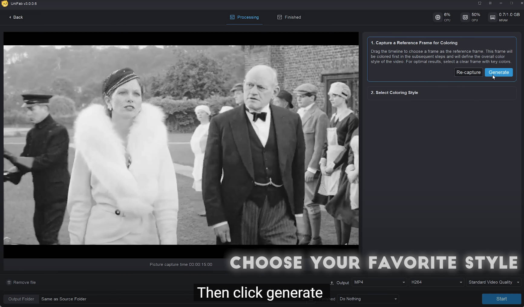 unifab colorize video