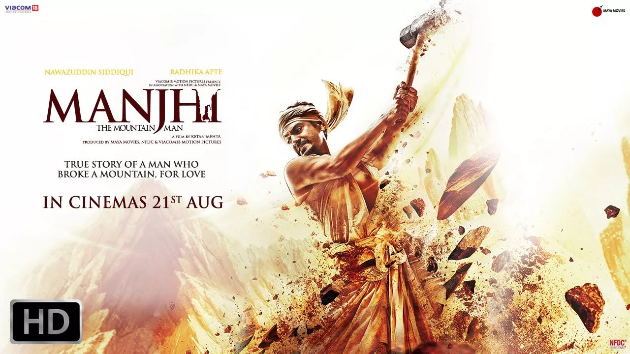 Top 10 Best Indian Movies on YouTube: Manjhi - The Mountain Man