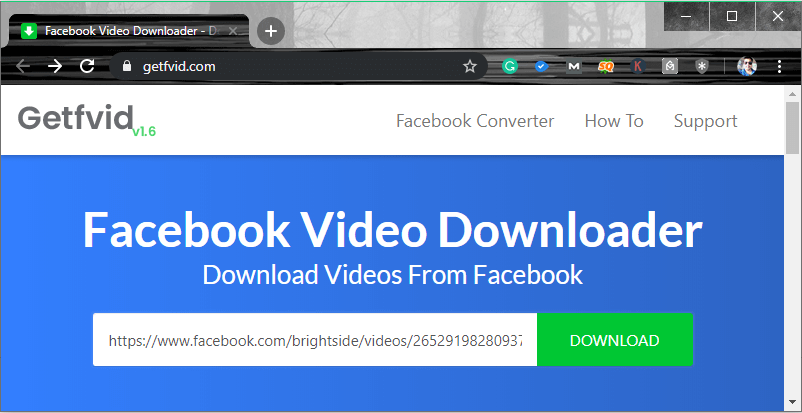 Facebook影片下載器