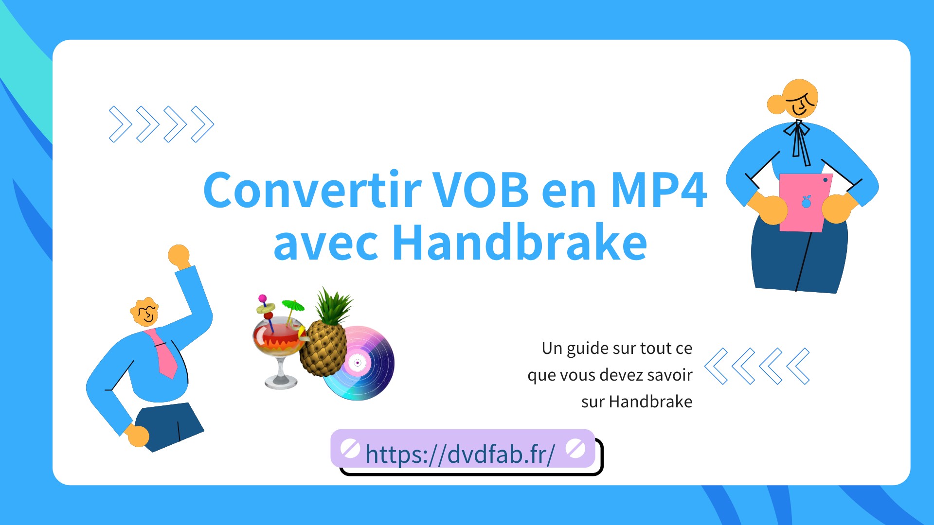 convertir vob en mp4 avec handbrake