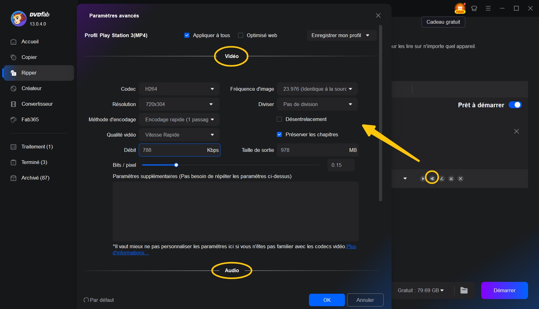 Comment convertir un DVD protégé avec DVDFab