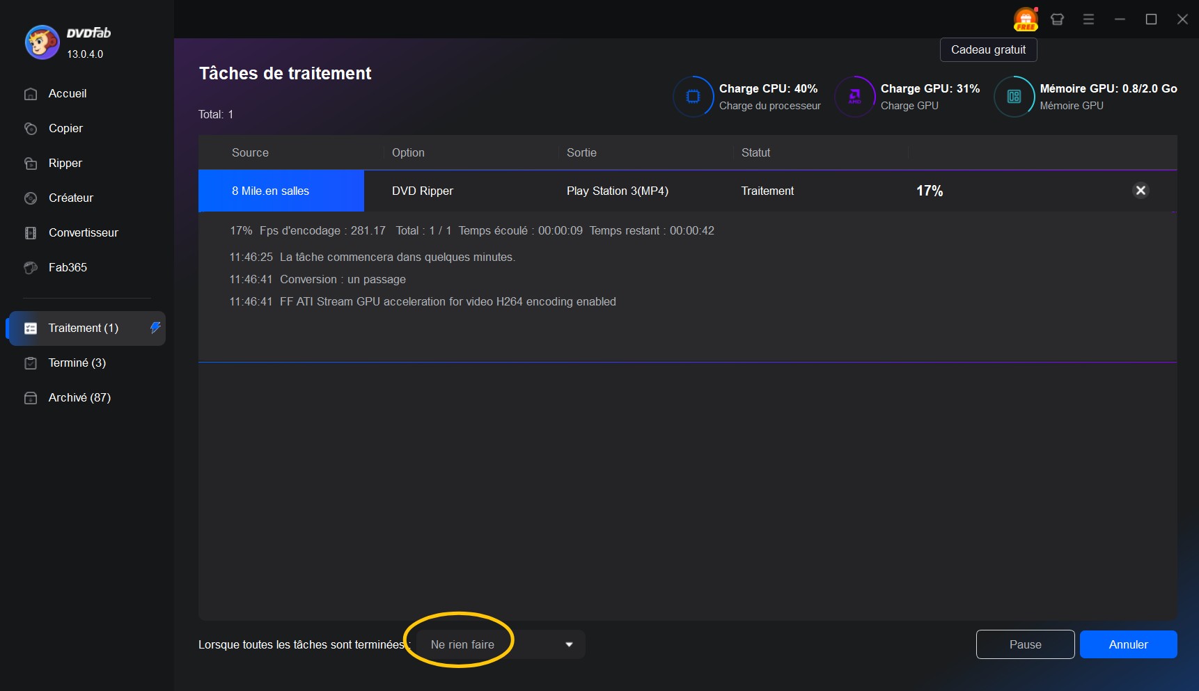 comment utiliser DVDFab DVD Ripper
