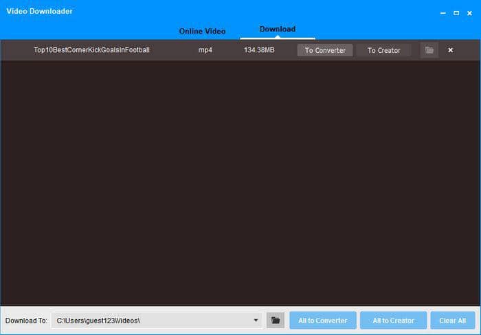 convertir des vidéos YouTube en WMV:Partie 1 : Convertir YouTube en WMV avec le meilleur convertisseur vidéo