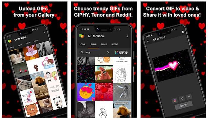 Convert gif to video app