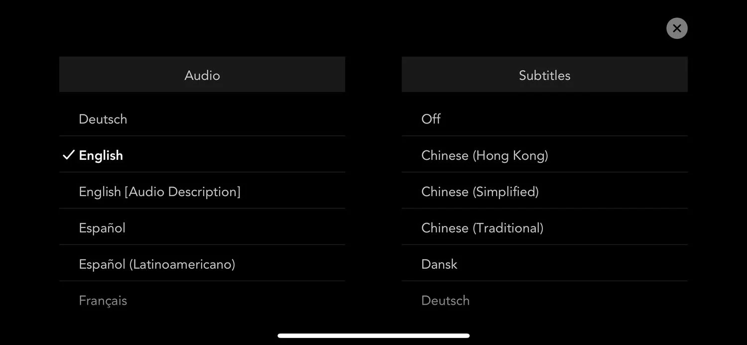 如何在不同情況下更改 Disney+語言？