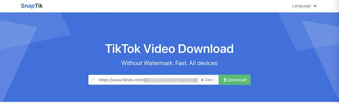 tiktok 保存