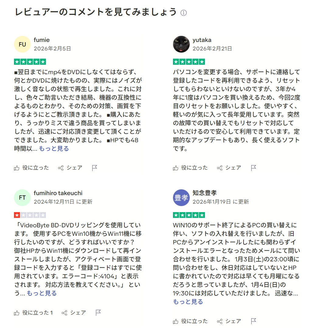 VideoByte DVD 作成 評価