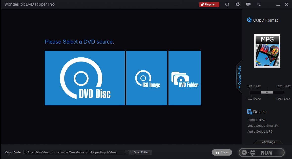 Étapes sur la façon d'utiliser WonderFox DVD Ripper