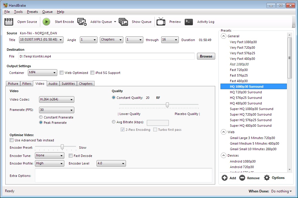 How to Use HandBrake MPG to MP4 Converter?