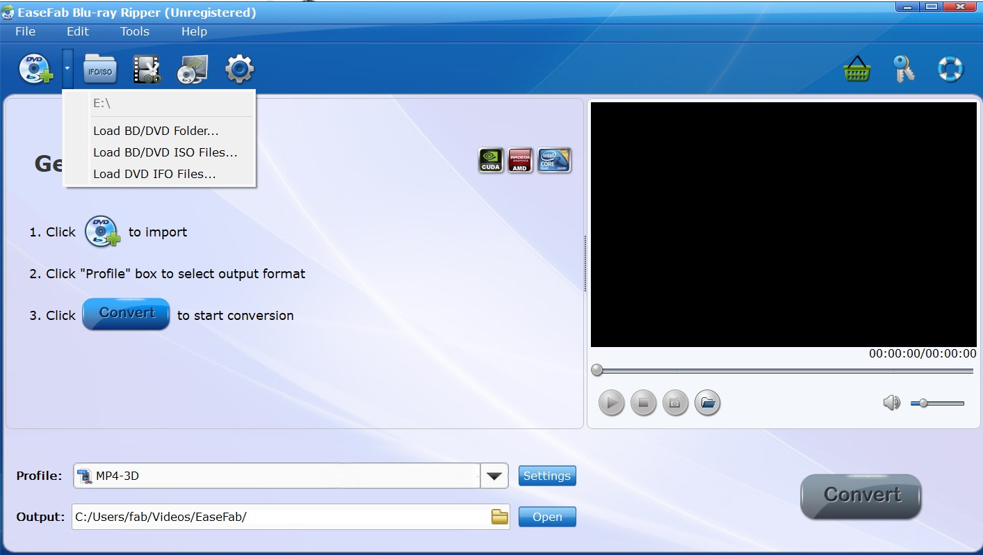 Convertir le Blu-ray en MP4 à l'aide de Ripper Blu-ray Easefab