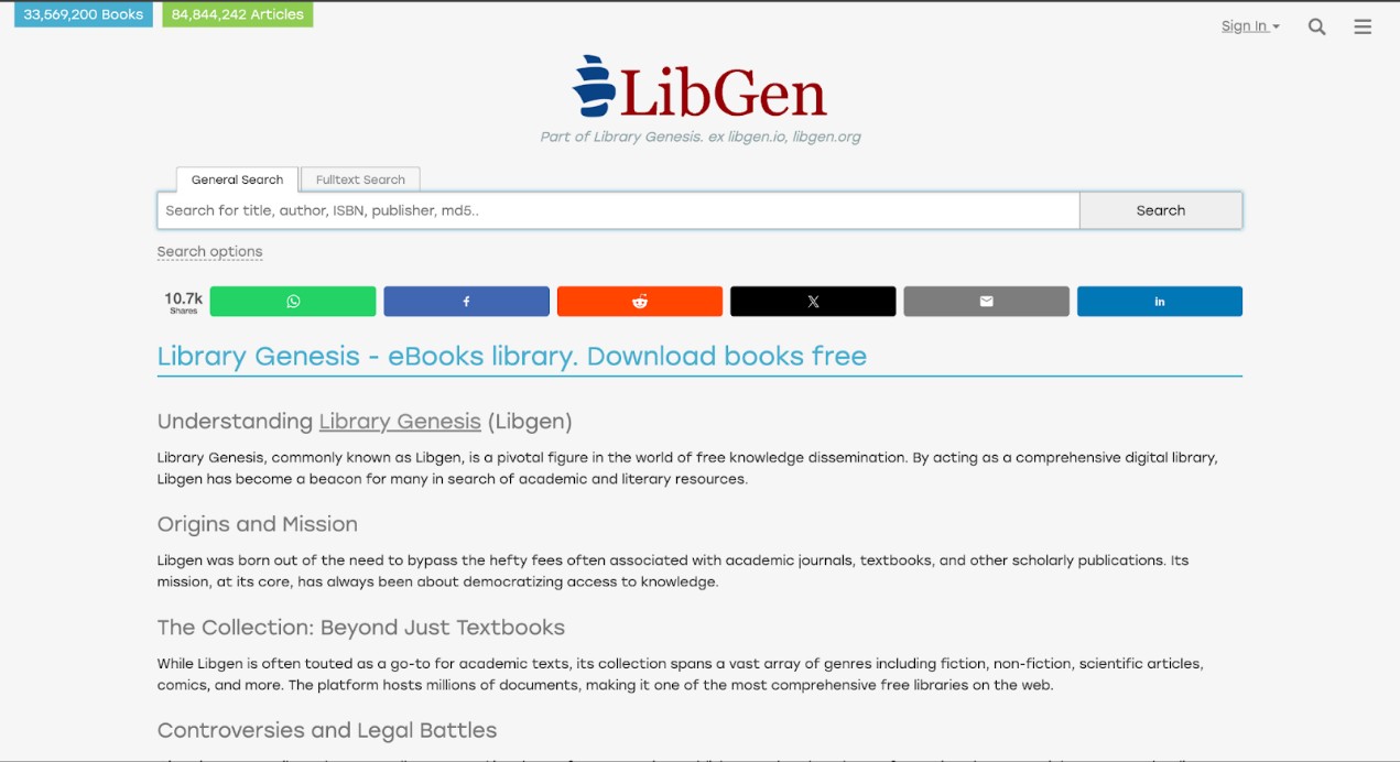 Libgen: Télécharger les livres PDF gratuitement