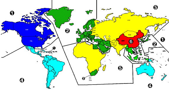 region code for usa