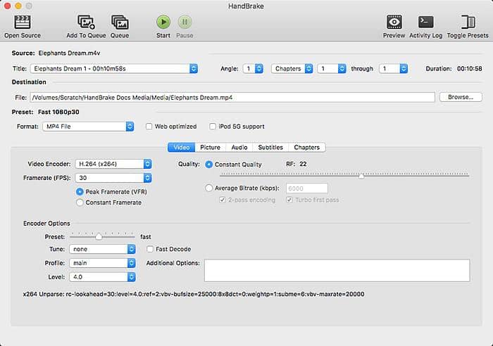 移除DVD防拷保護：2.3 使用HandBrake移除常規DVD防拷保護