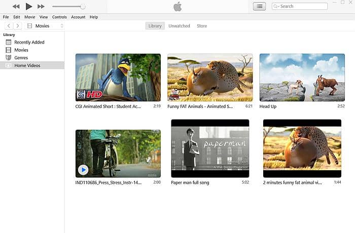 Comment convertir et transférer films DVD sur iPad:Solution 3 : iTunes