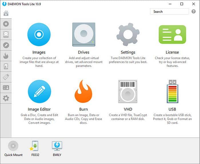 10 meilleures alternatives à Virtual CloneDrive 2022:4. Daemon Tools Lite