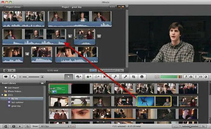 mp4影片合併:imovie