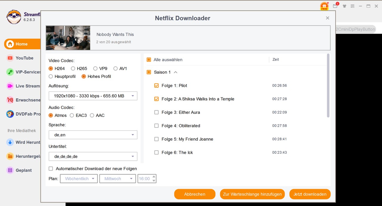 Wie kann man Videos mit StreamFab herunterladen?